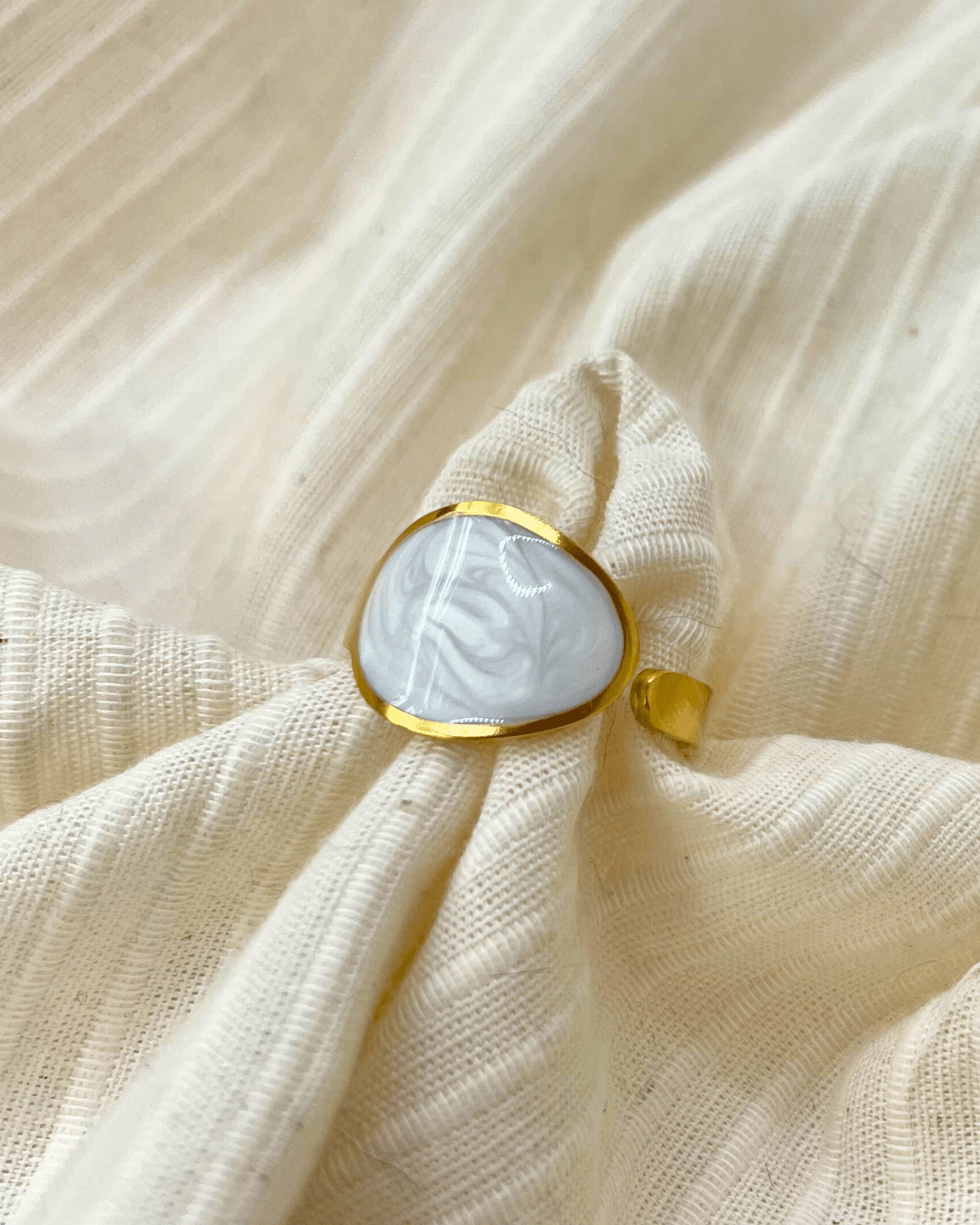 Bague - Acier Inoxydable - Goute - Minima Bijoux -