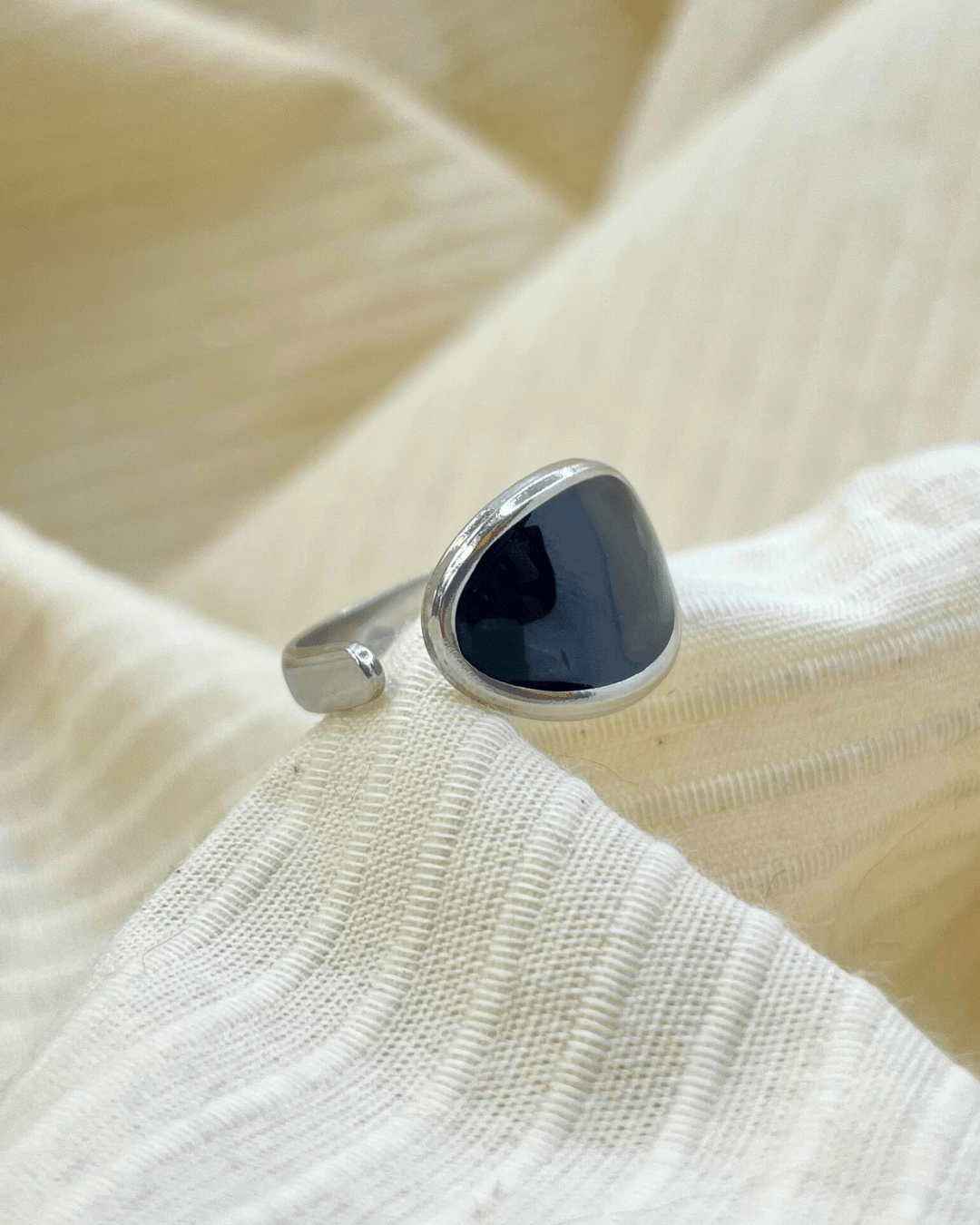 Bague - Acier Inoxydable - Goute - Minima Bijoux -