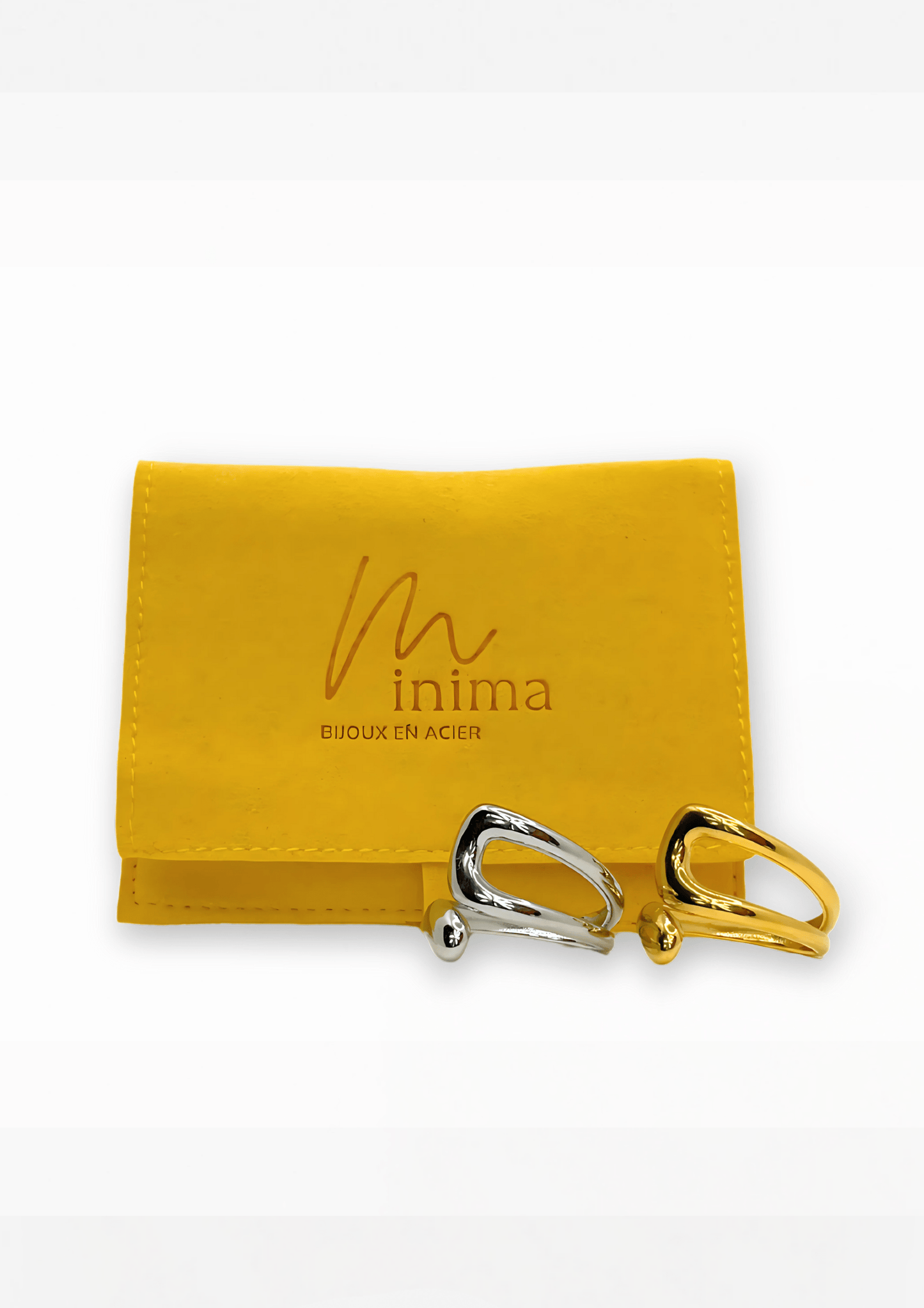 Bague - Acier Inoxydable - Grande Boucle - Minima Bijoux -