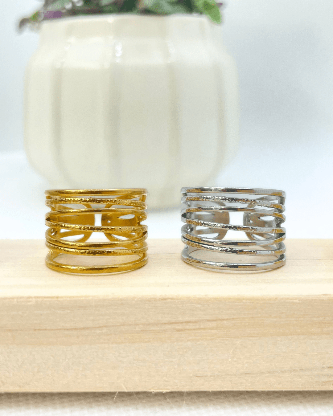Bague - Acier Inoxydable - Horizon - Minima Bijoux -