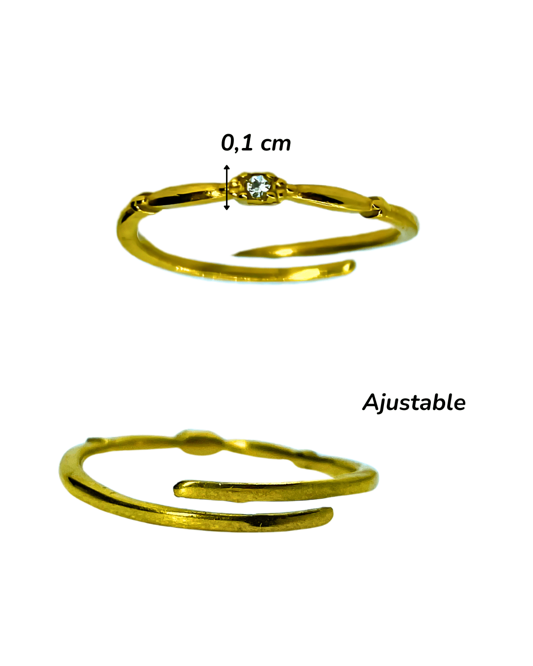 Bague - Acier Inoxydable - Linéa - Minima Bijoux -