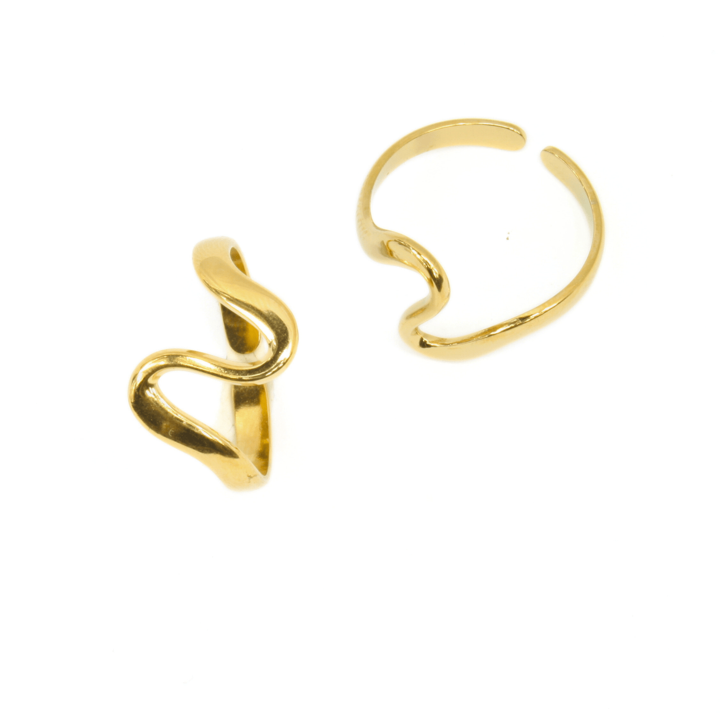 Bague - Acier Inoxydable - Sinuosité - Minima Bijoux -