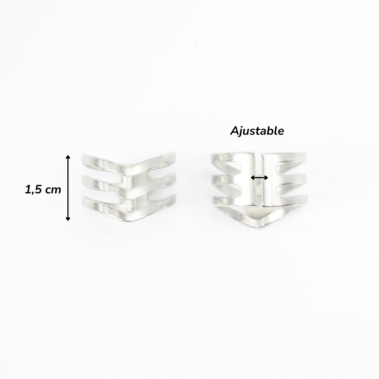 Bague - Acier Inoxydable - Valeur - Minima Bijoux -