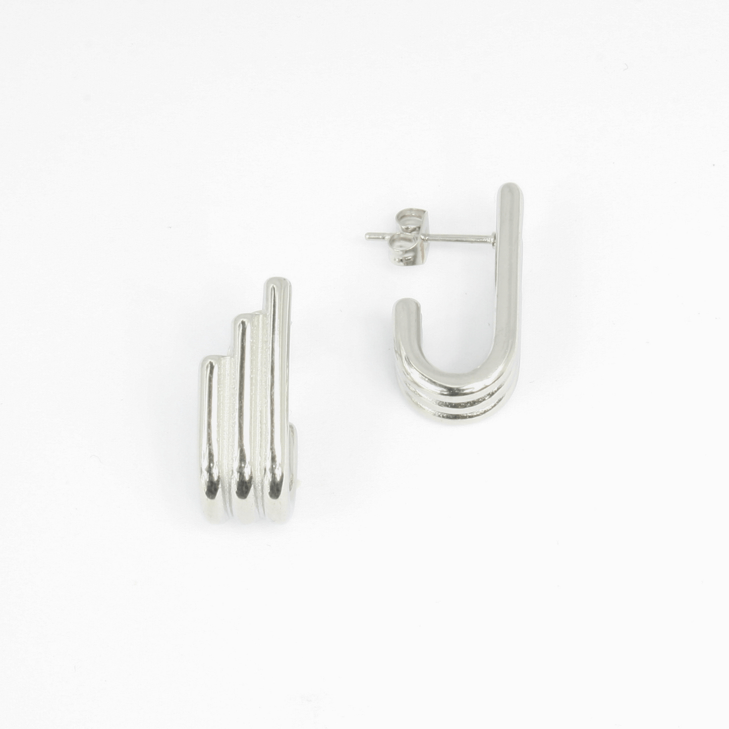 Boucles d'Oreilles - Acier Inoxydable - Arpe - Minima Bijoux -