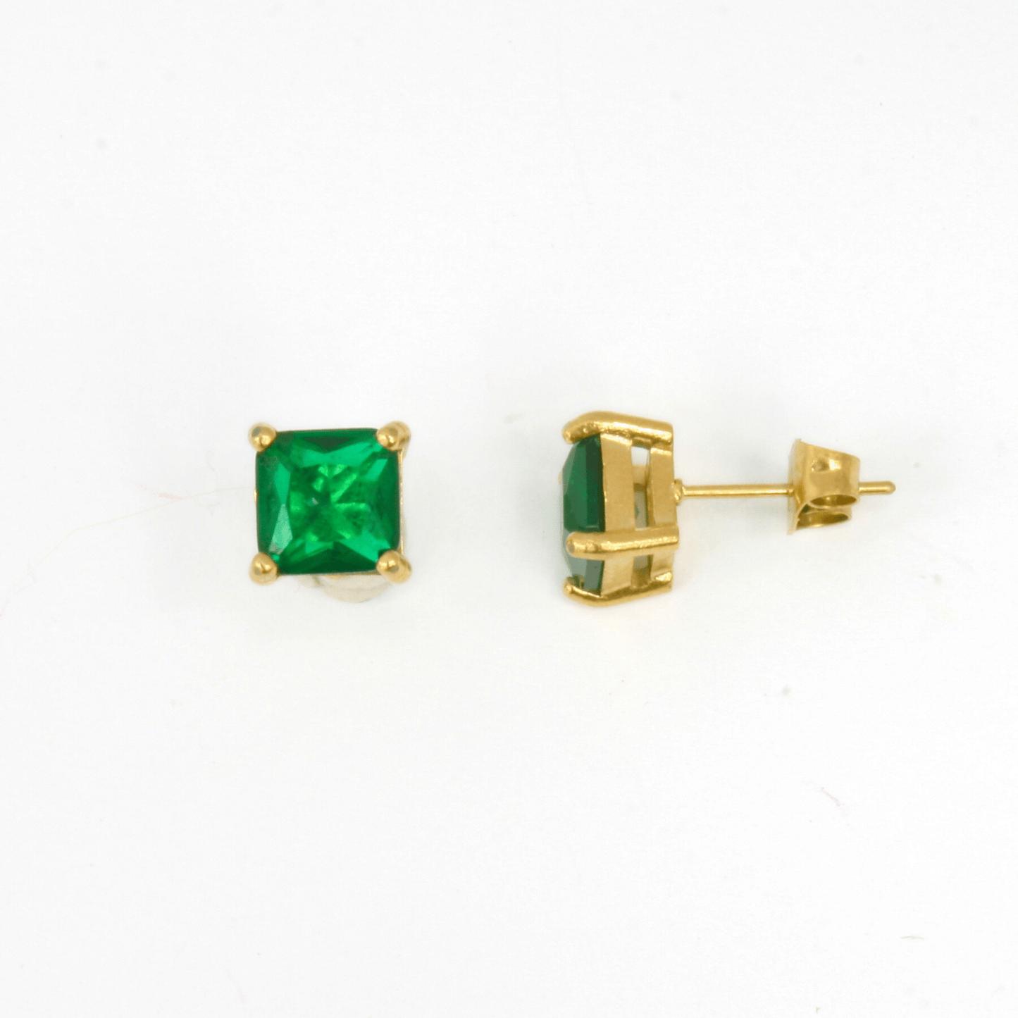 Boucles d'Oreilles - Acier Inoxydable - Carré - Minima Bijoux -