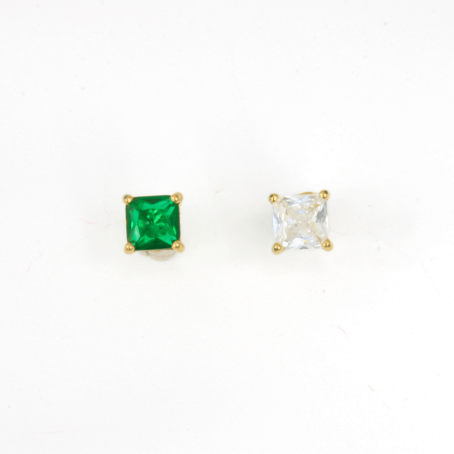 Boucles d'Oreilles - Acier Inoxydable - Carré - Minima Bijoux -