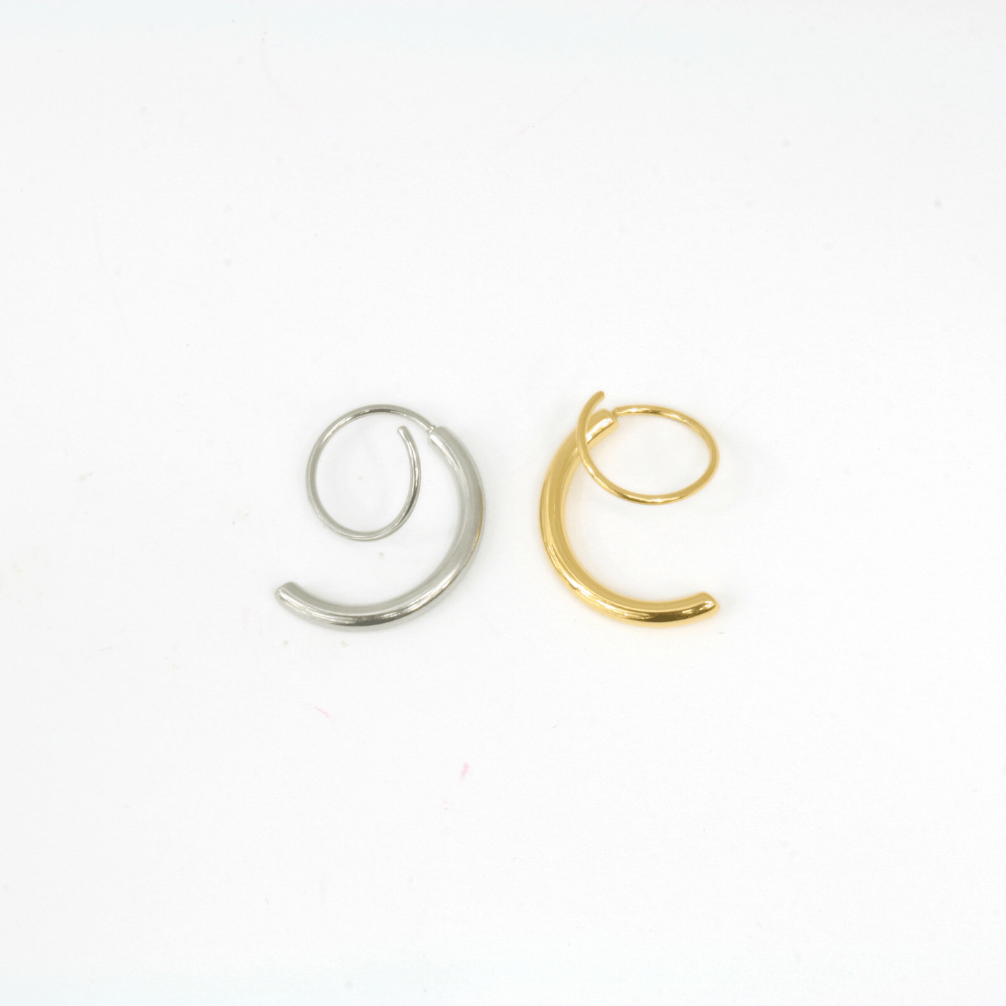 Boucles d'Oreilles - Acier Inoxydable - Duo - Minima Bijoux -