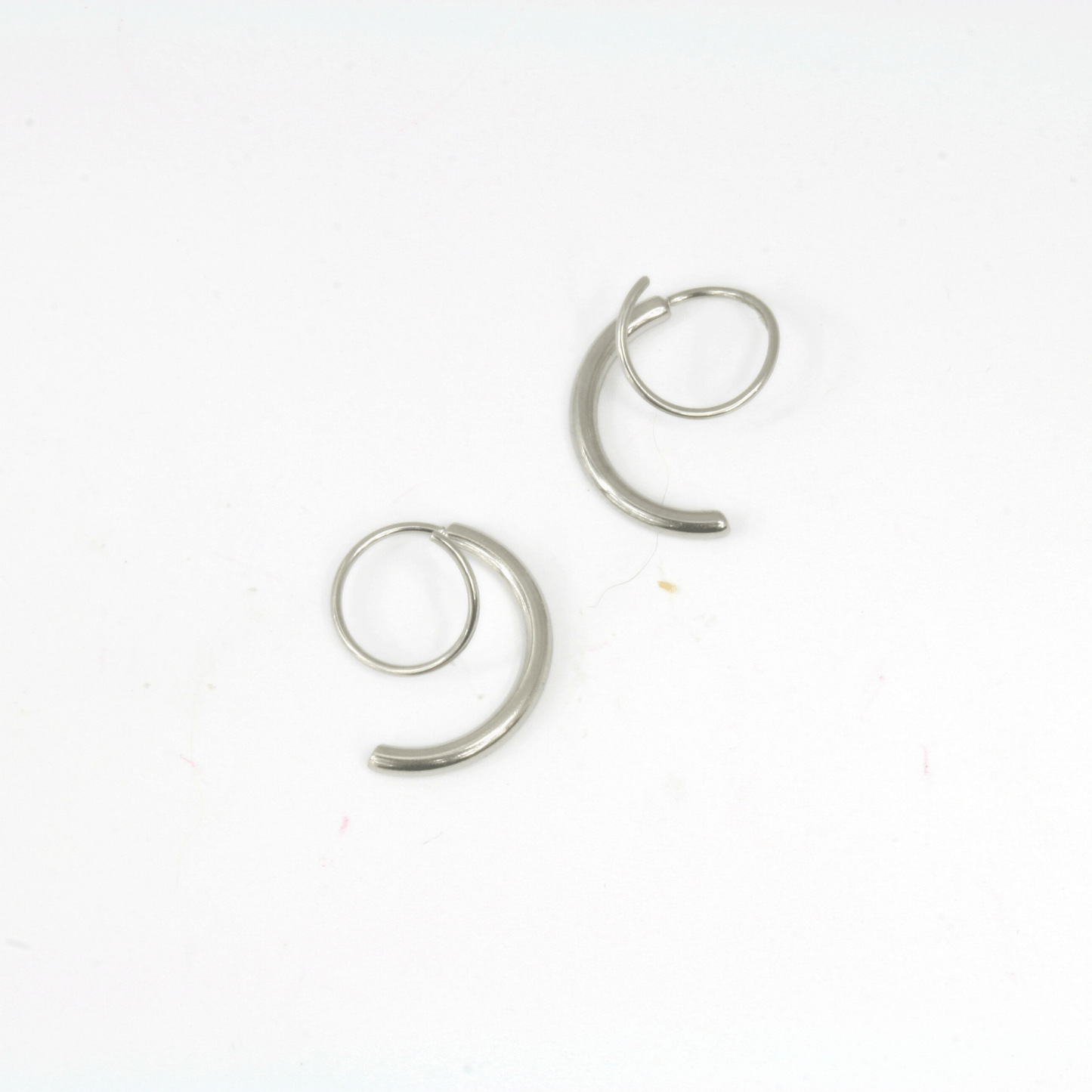 Boucles d'Oreilles - Acier Inoxydable - Duo - Minima Bijoux -