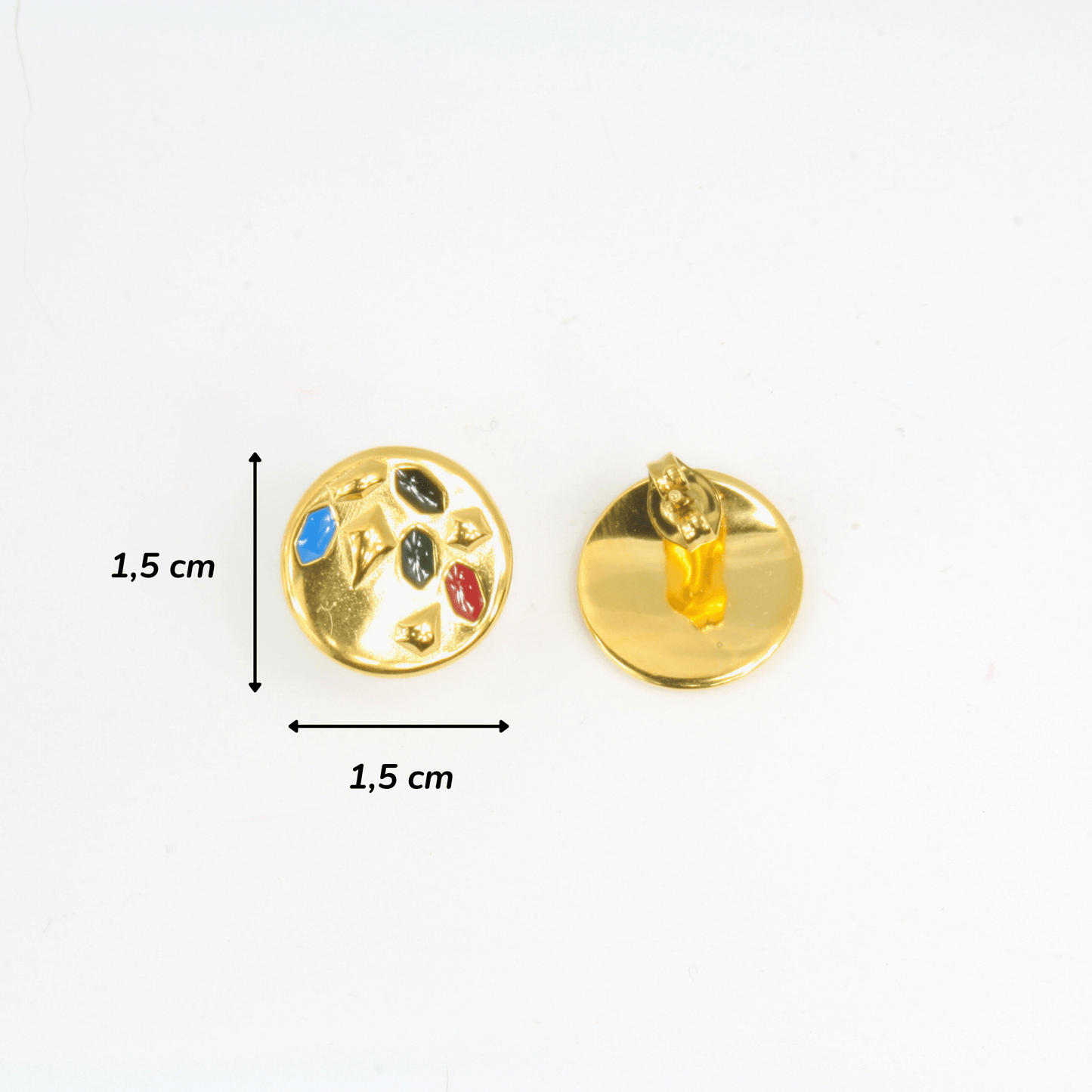 Boucles d'Oreilles - Acier Inoxydable - Éclat - Minima Bijoux -