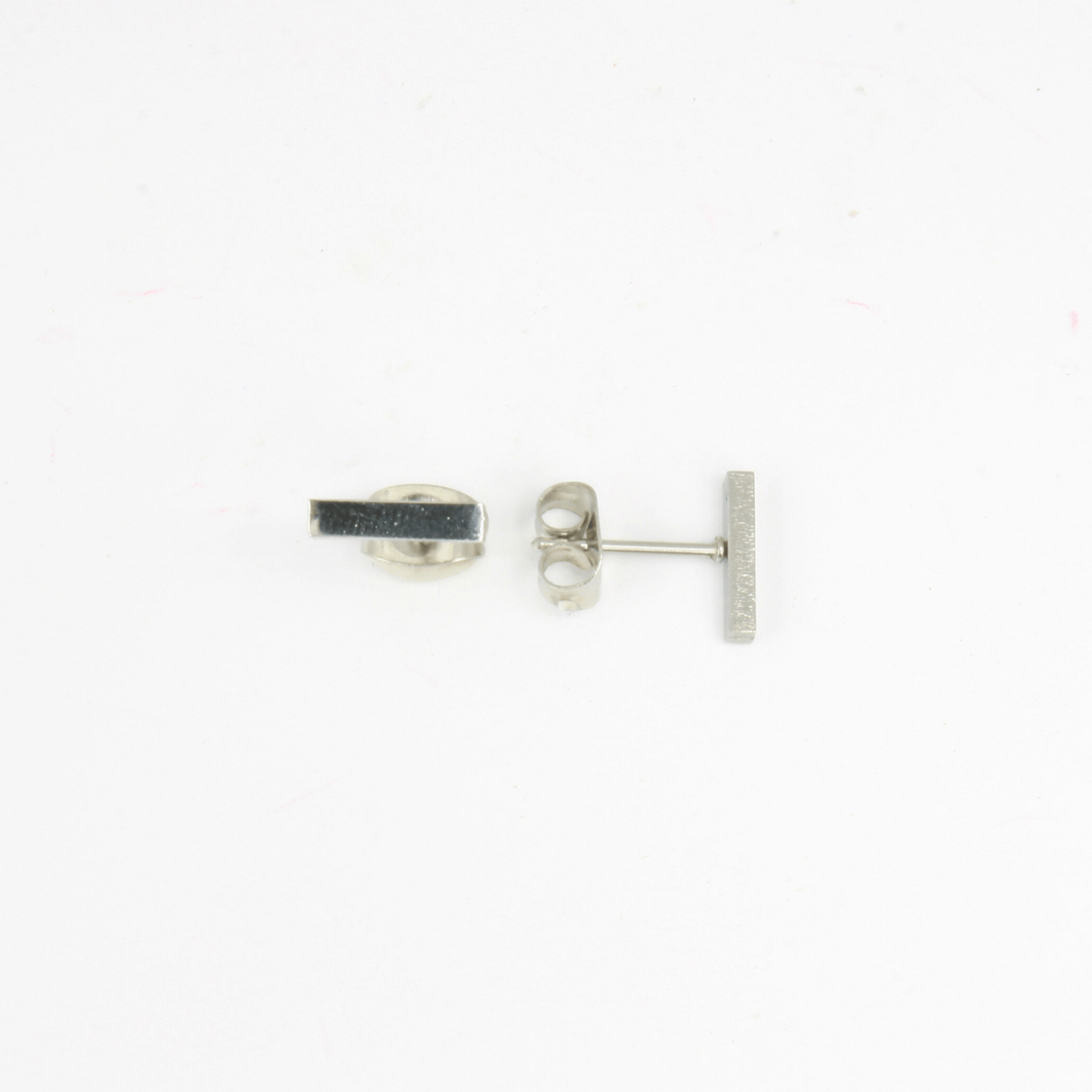 Boucles d'Oreilles - Acier Inoxydable - Mini Rectangle - Minima Bijoux -