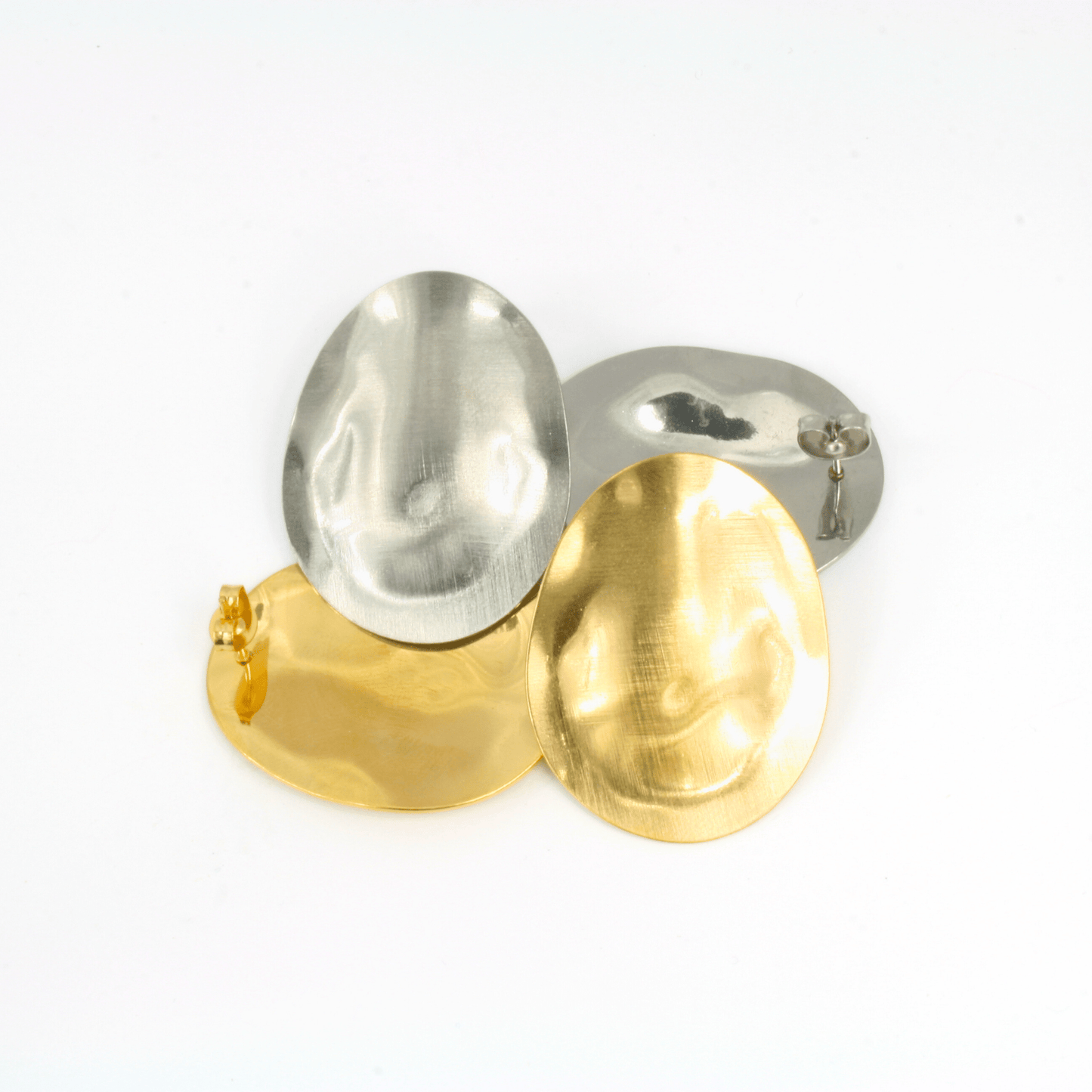 Boucles d'Oreilles - Acier Inoxydable - Miroir - Minima Bijoux -