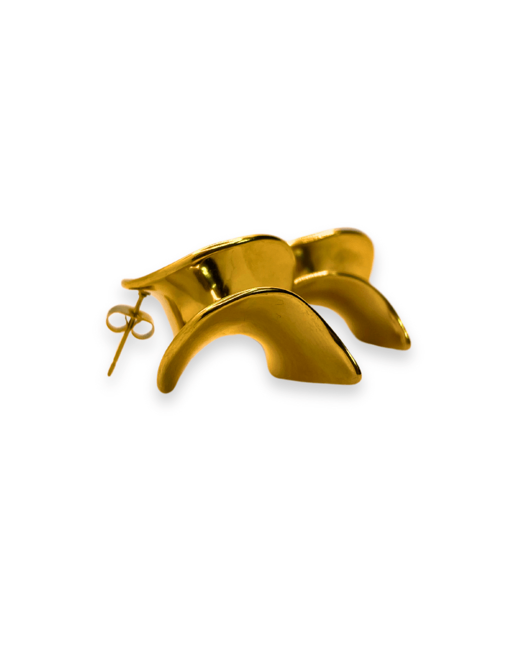 Boucles d'Oreilles - Acier Inoxydable - Voluptueuse - Minima Bijoux -