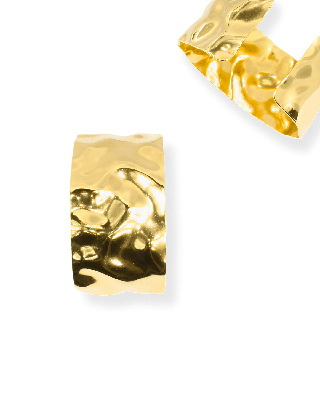 Bracelet - Acier Inoxydable - Jonc Martelé - Minima Bijoux -