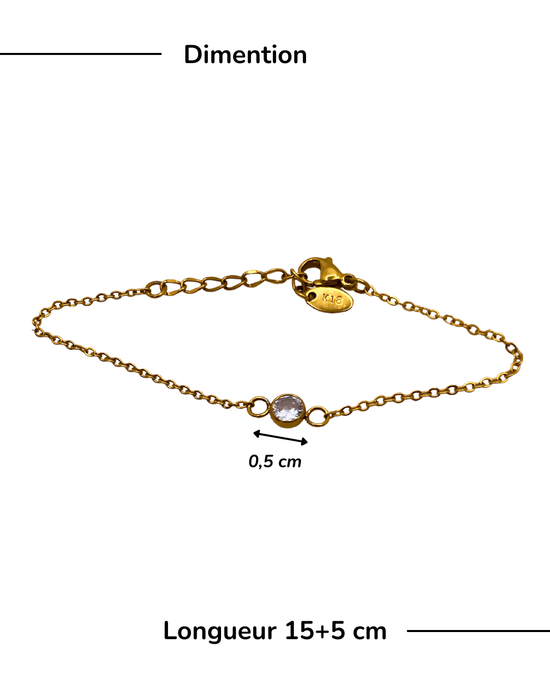 Bracelet - Acier Inoxydable - Mimi - Minima Bijoux -
