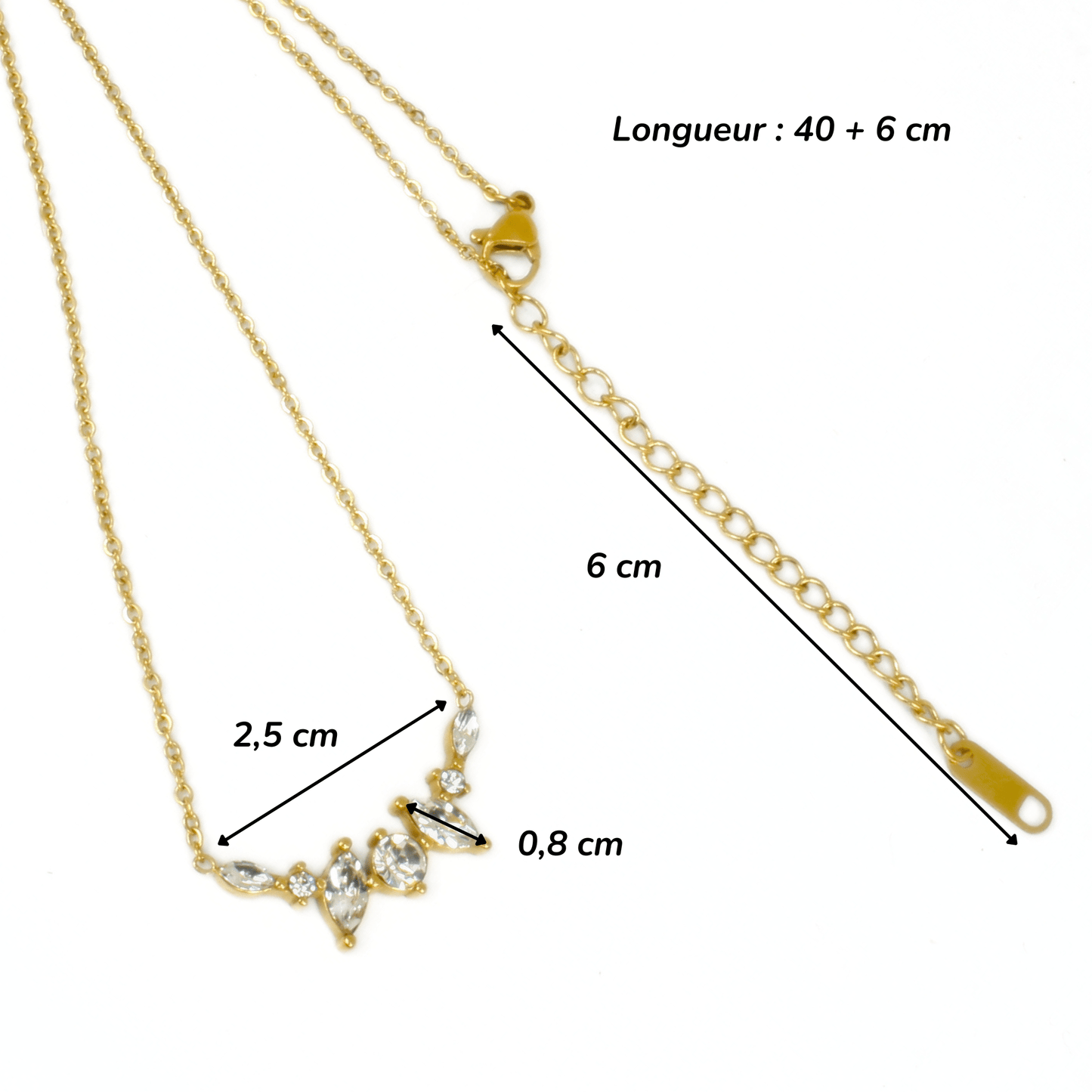 Collier - Acier Inoxydable - Dianne - Minima Bijoux -