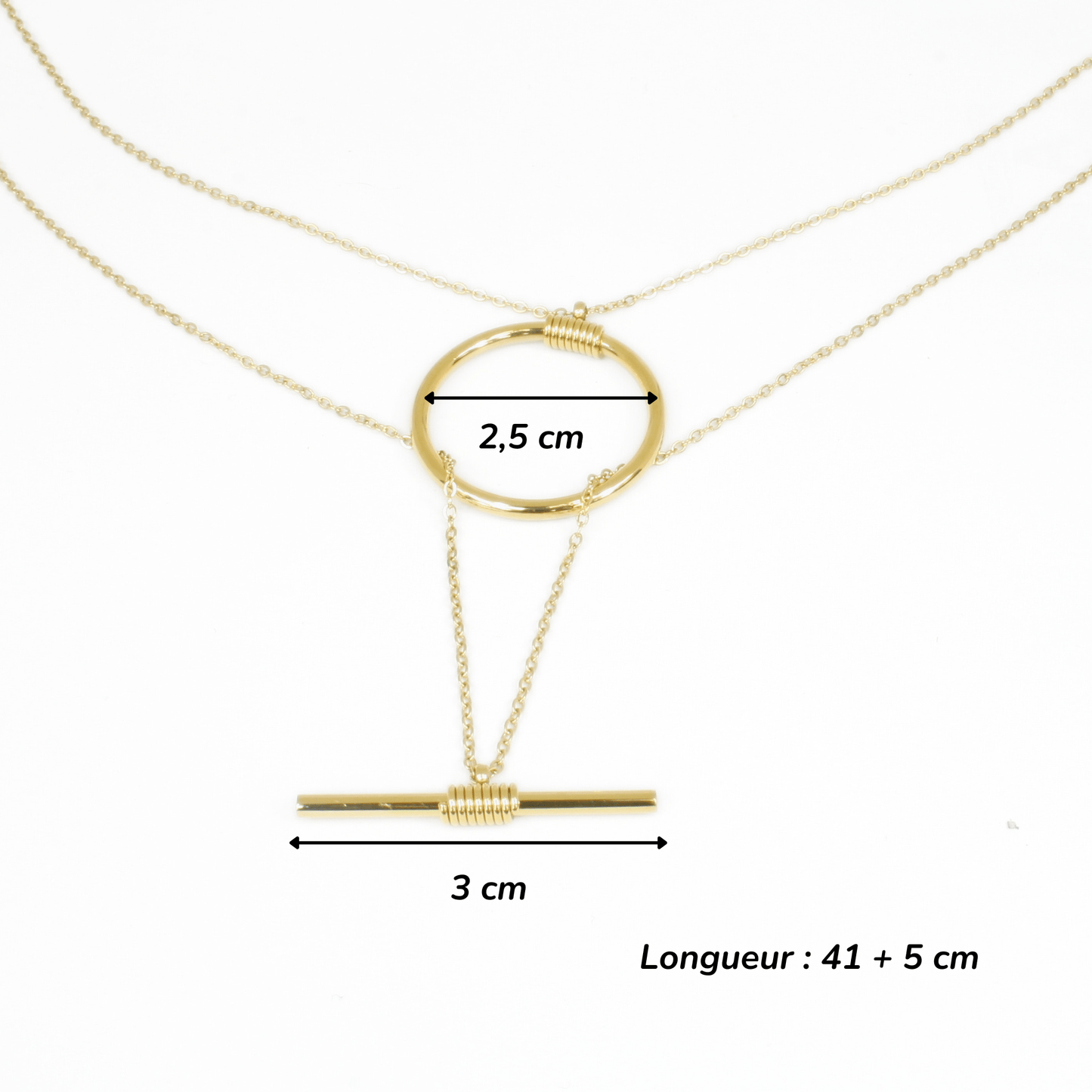 Collier - Acier Inoxydable - Héter - Minima Bijoux -