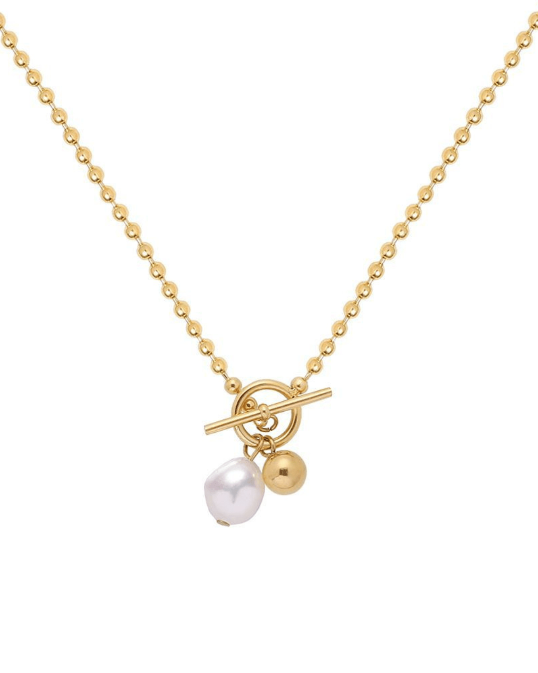 Collier - Acier Inoxydable - Perles - Minima Bijoux -