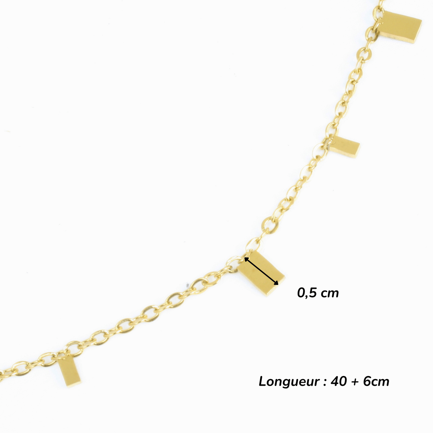 Collier - Acier Inoxydable - Rayon - Minima Bijoux -