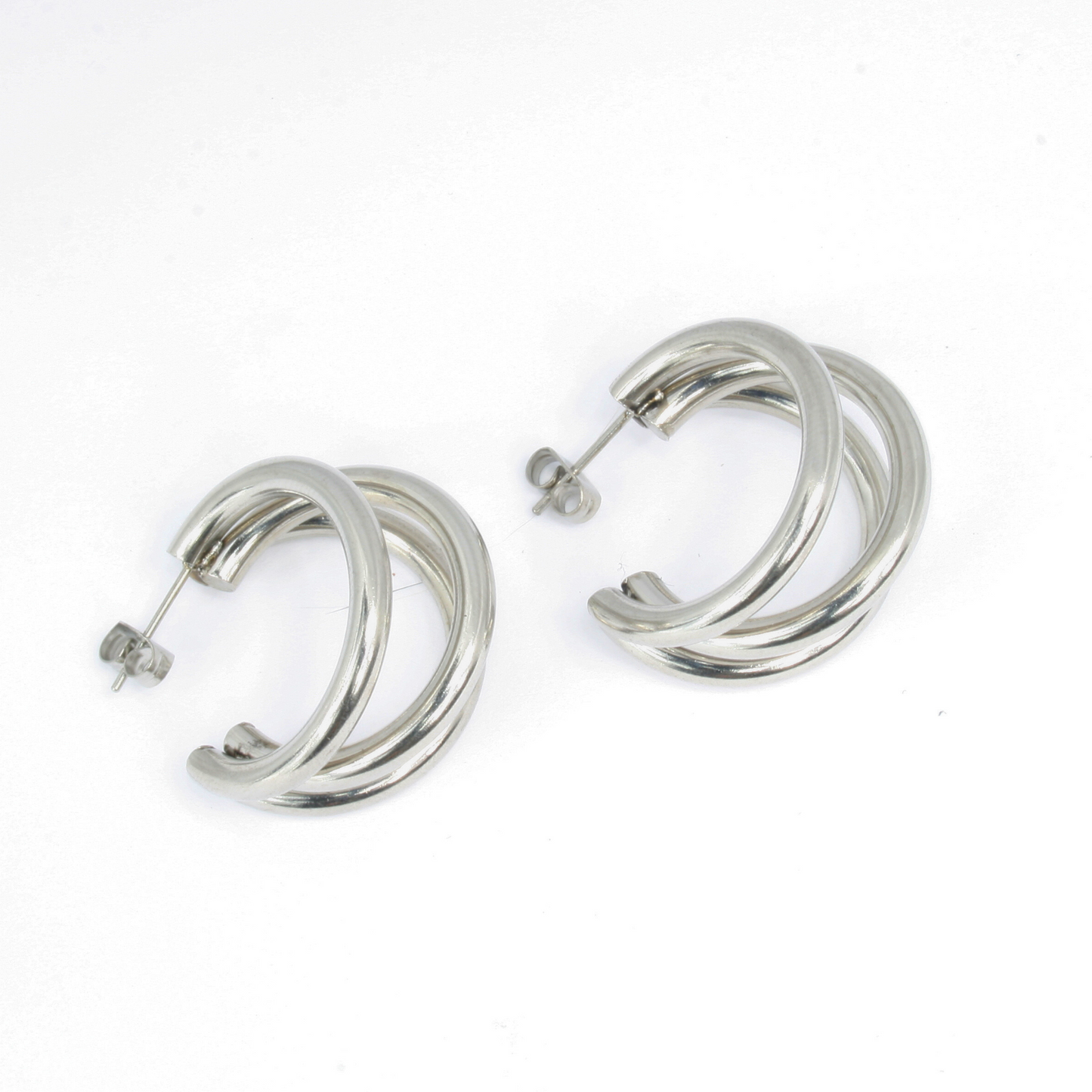 Boucles d'Oreilles - Acier Inoxydable - Créole XXL