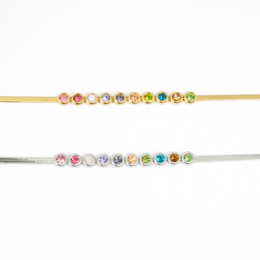 Bracelet - Acier Inoxydable - Harmonie de Couleurs