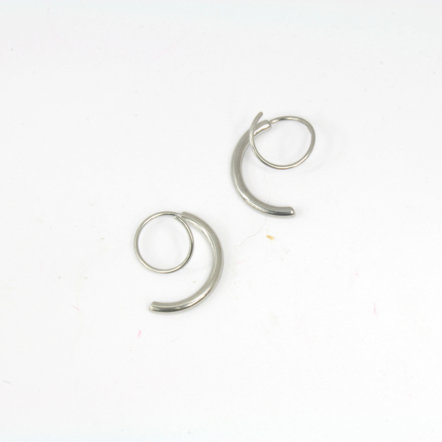 Boucles d'Oreilles - Acier Inoxydable - Duo