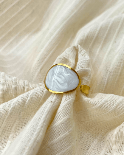Bague - Acier Inoxydable - Goute - Minima Bijoux - 