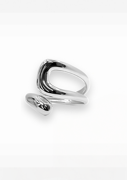 Bague - Acier Inoxydable - Grande Boucle - Minima Bijoux - 