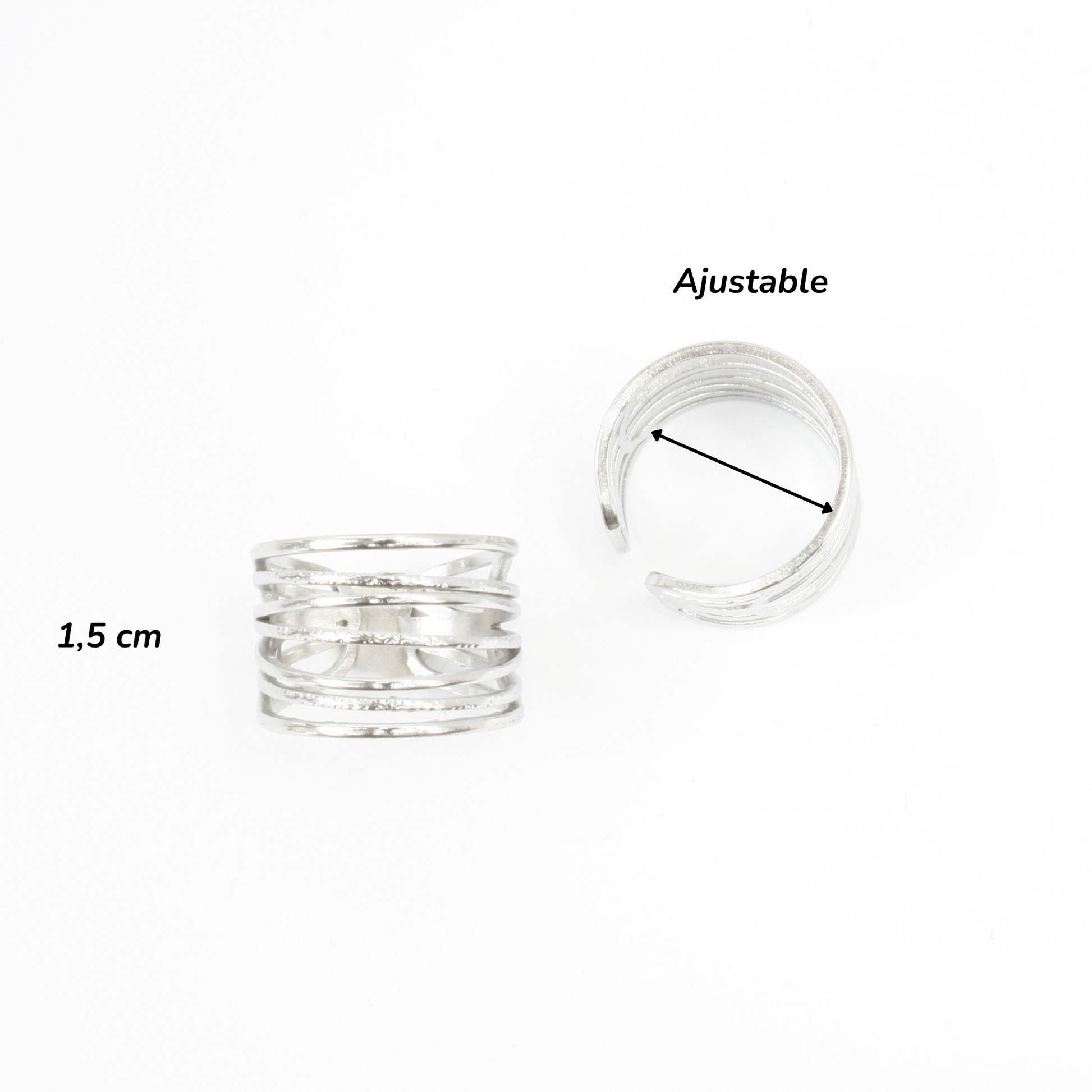 Bague - Acier Inoxydable - Horizon - Minima Bijoux - 
