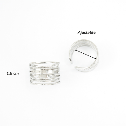 Bague - Acier Inoxydable - Horizon - Minima Bijoux - 
