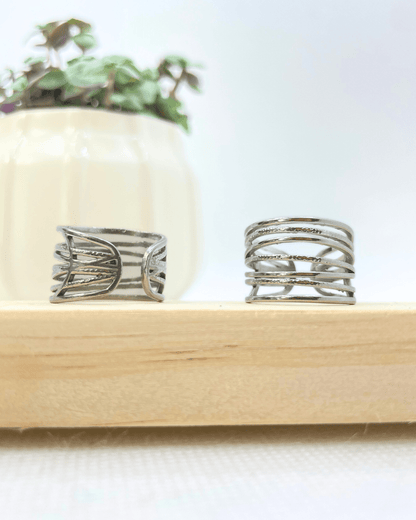 Bague - Acier Inoxydable - Horizon - Minima Bijoux - 