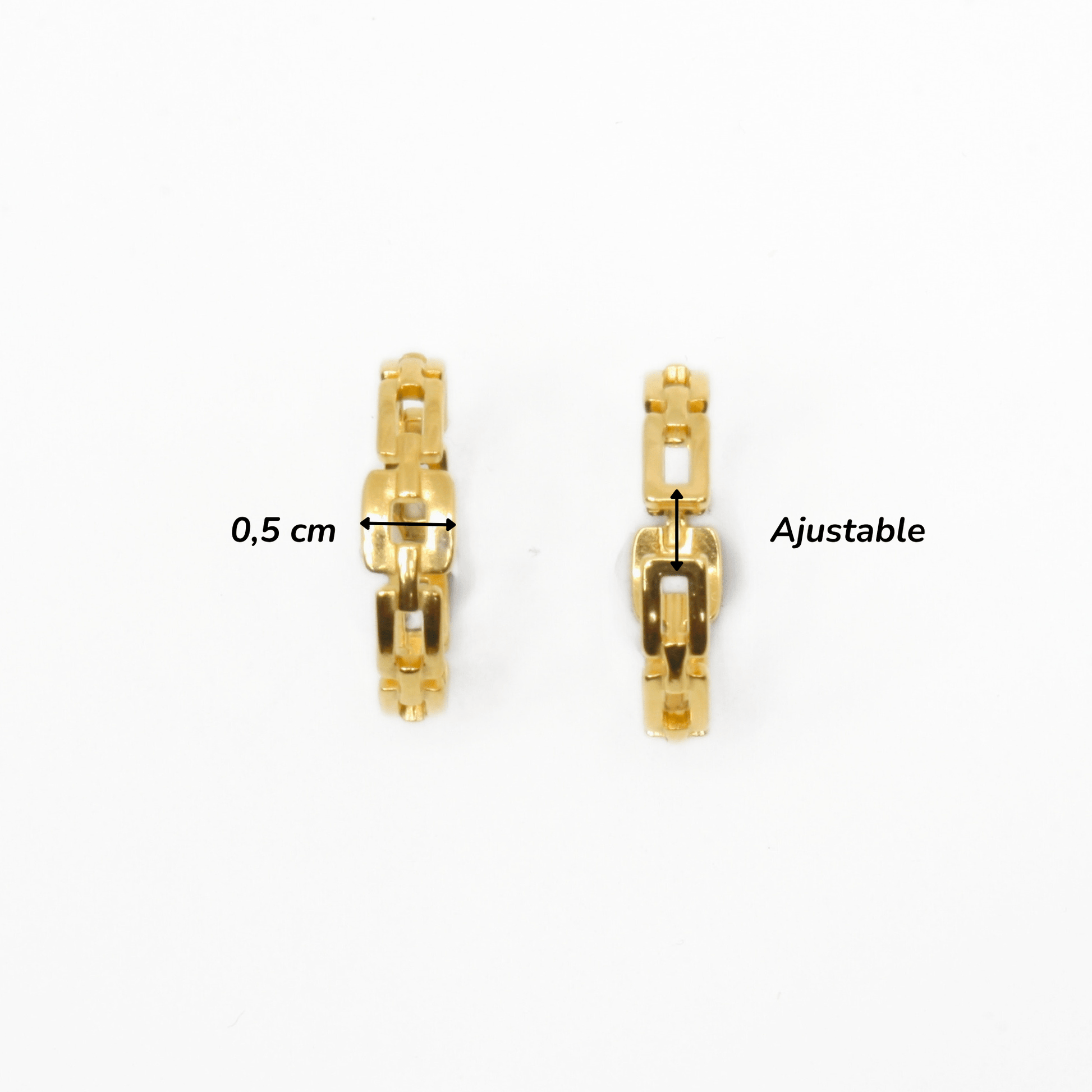 Bague - Acier Inoxydable - Maillon - Minima Bijoux - 