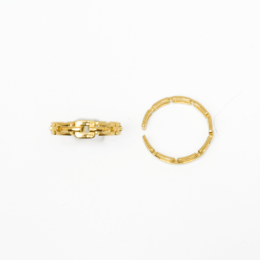 Bague - Acier Inoxydable - Maillon - Minima Bijoux - 