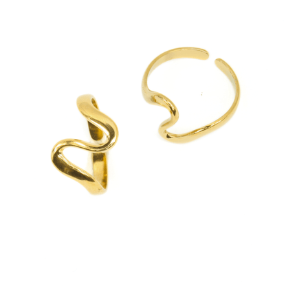 Bague - Acier Inoxydable - Sinuosité - Minima Bijoux - 