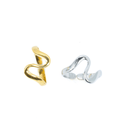 Bague - Acier Inoxydable - Sinuosité - Minima Bijoux - 