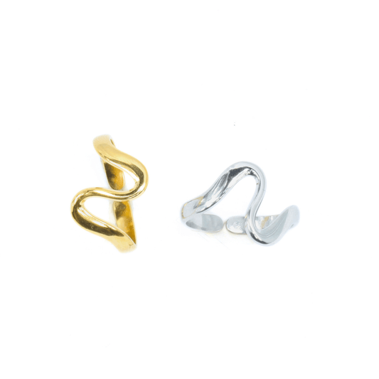 Bague - Acier Inoxydable - Sinuosité - Minima Bijoux - 