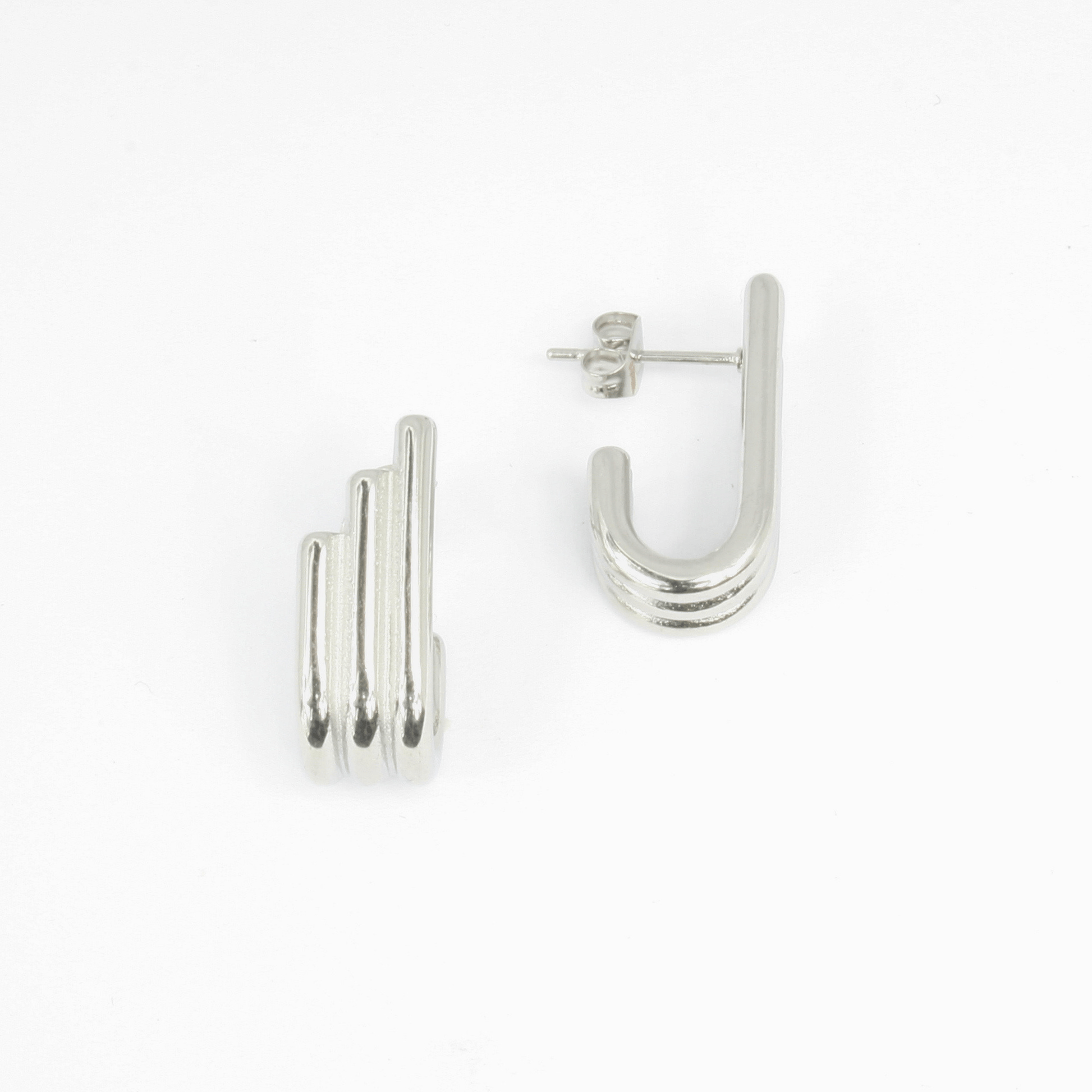 Boucles d'Oreilles - Acier Inoxydable - Arpe - Minima Bijoux - 