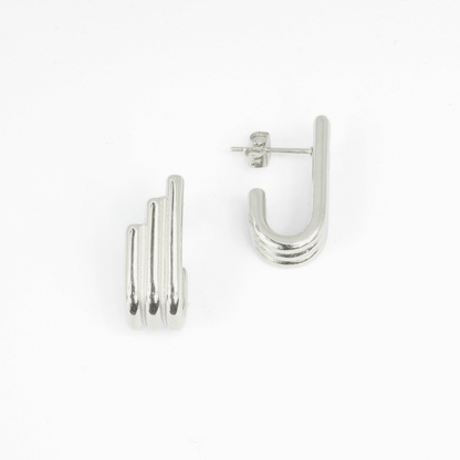 Boucles d'Oreilles - Acier Inoxydable - Arpe - Minima Bijoux - 