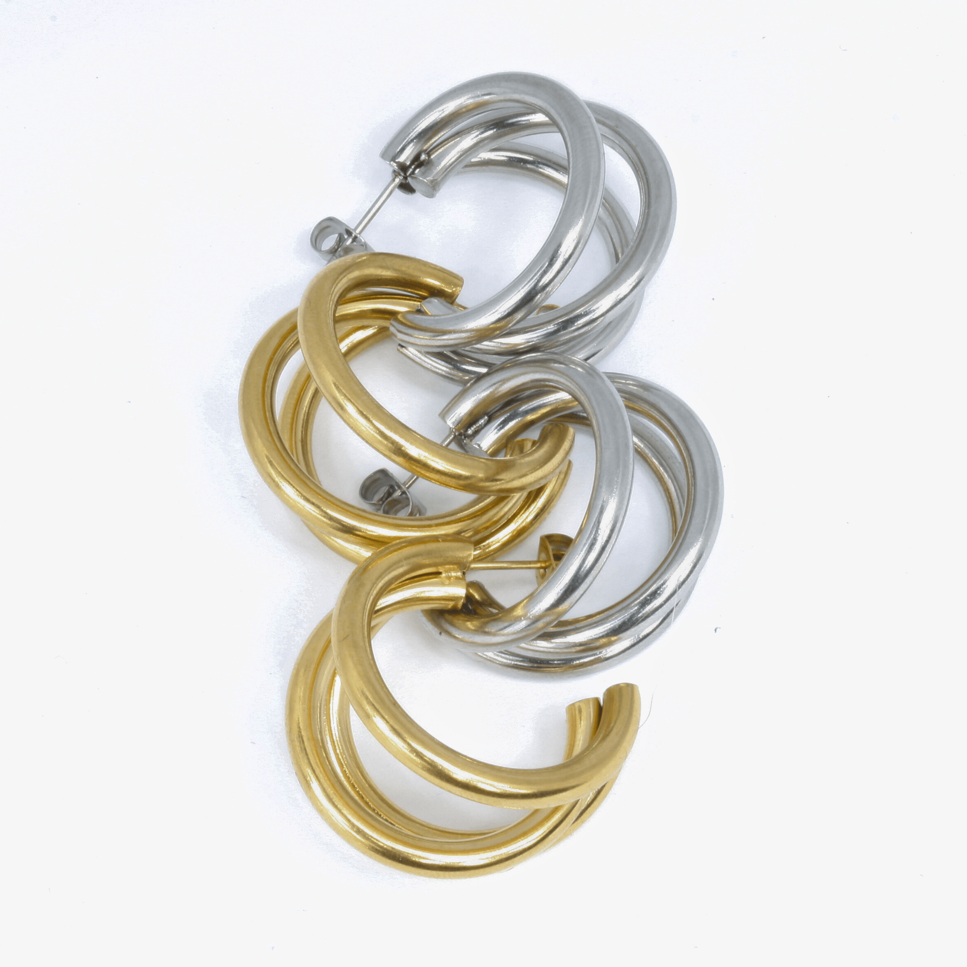 Boucles d'Oreilles - Acier Inoxydable - Créole XXL - Minima Bijoux - 