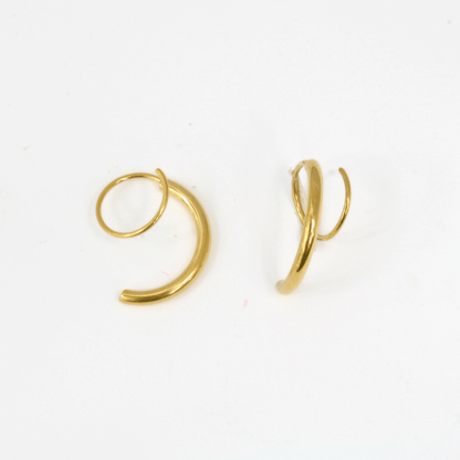 Boucles d'Oreilles - Acier Inoxydable - Duo - Minima Bijoux - 