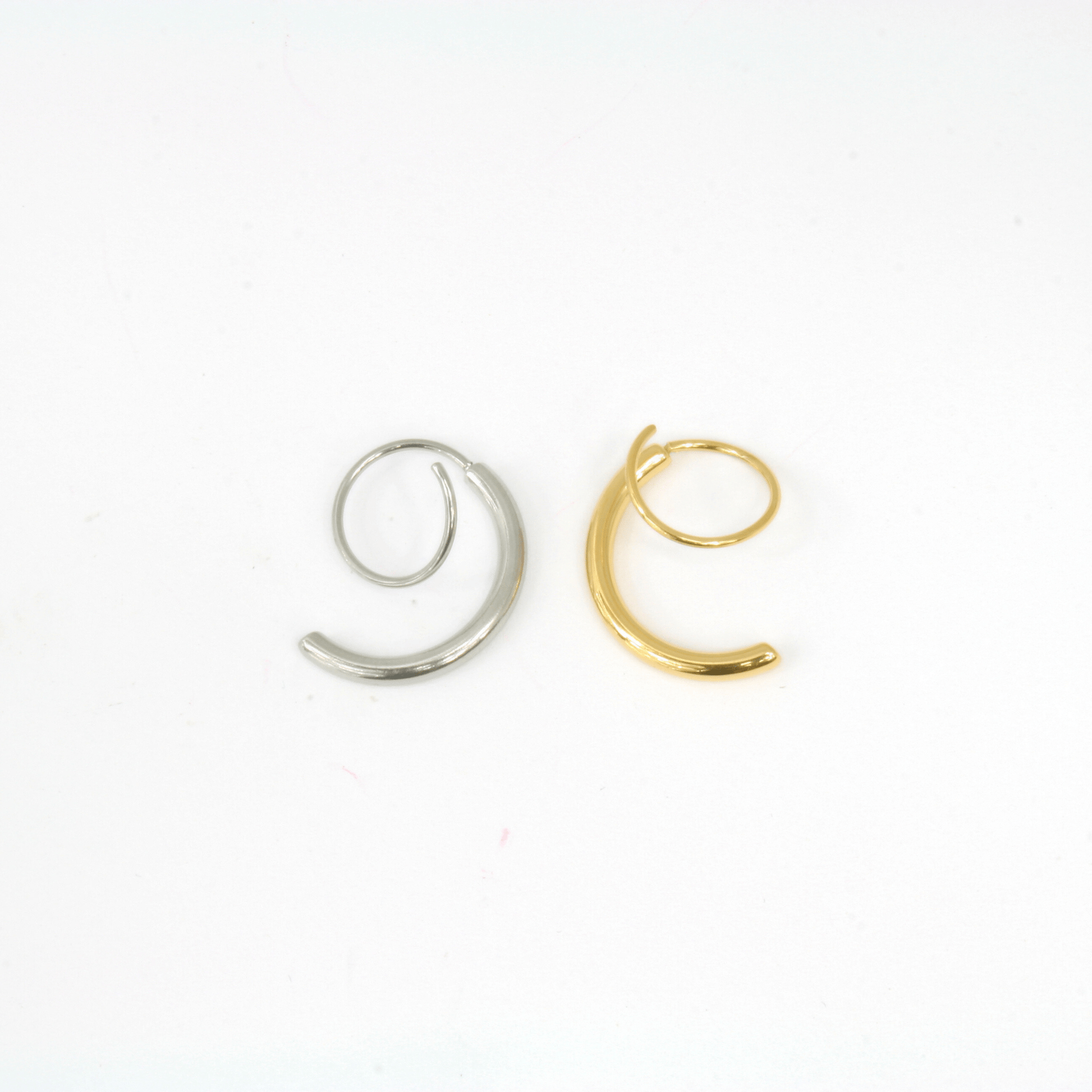 Boucles d'Oreilles - Acier Inoxydable - Duo - Minima Bijoux - 