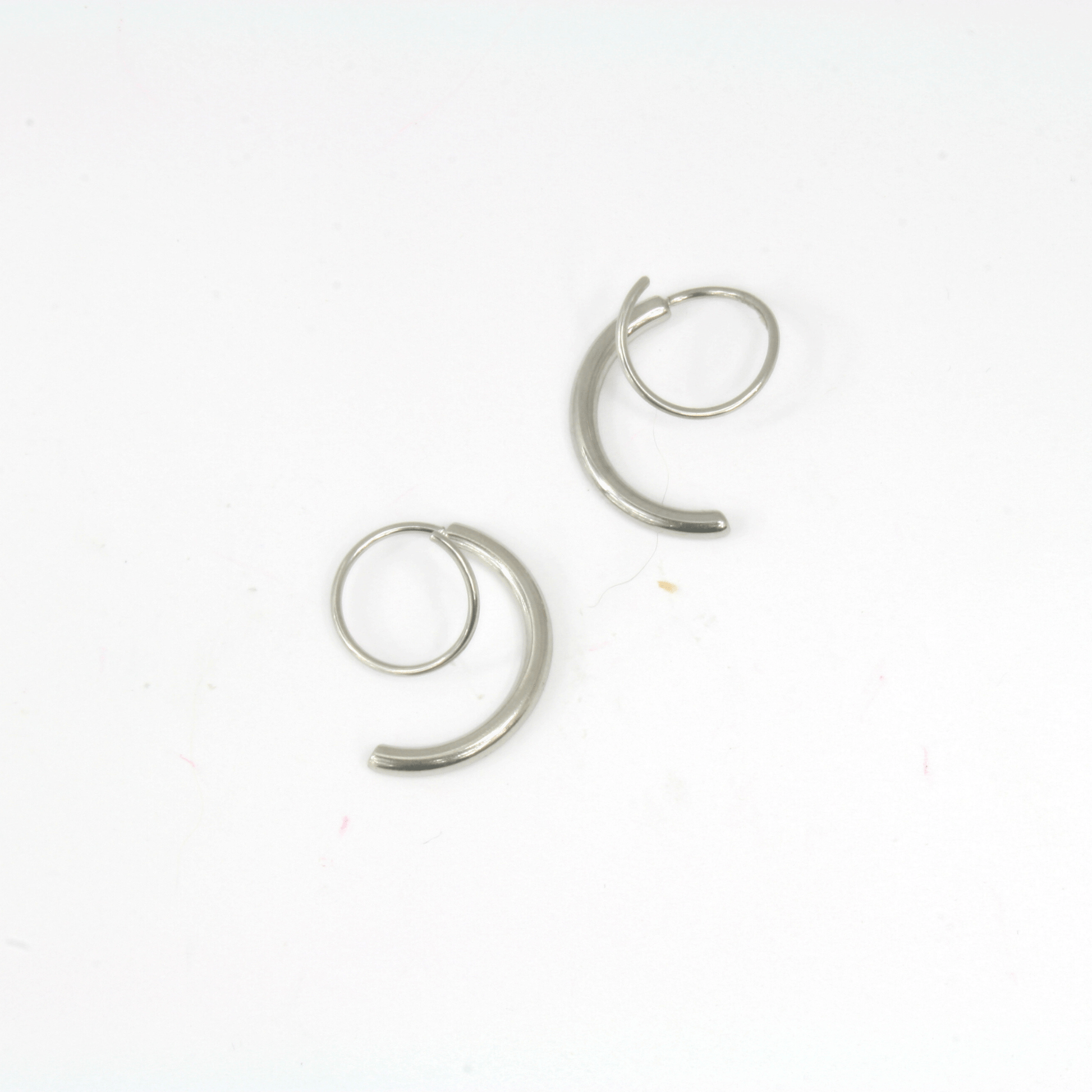 Boucles d'Oreilles - Acier Inoxydable - Duo - Minima Bijoux - 