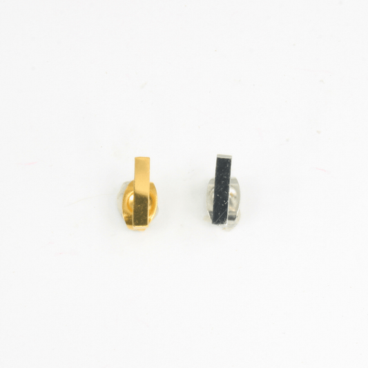 Boucles d'Oreilles - Acier Inoxydable - Mini Rectangle - Minima Bijoux - 