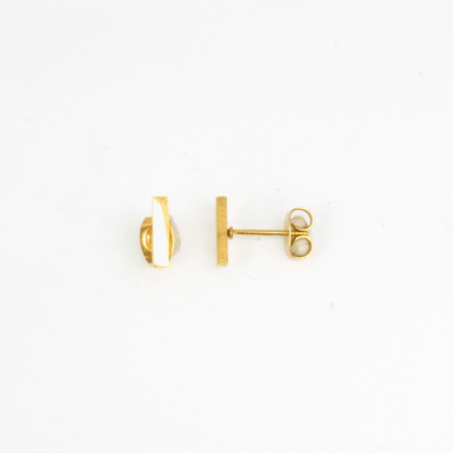 Boucles d'Oreilles - Acier Inoxydable - Mini Rectangle - Minima Bijoux - 