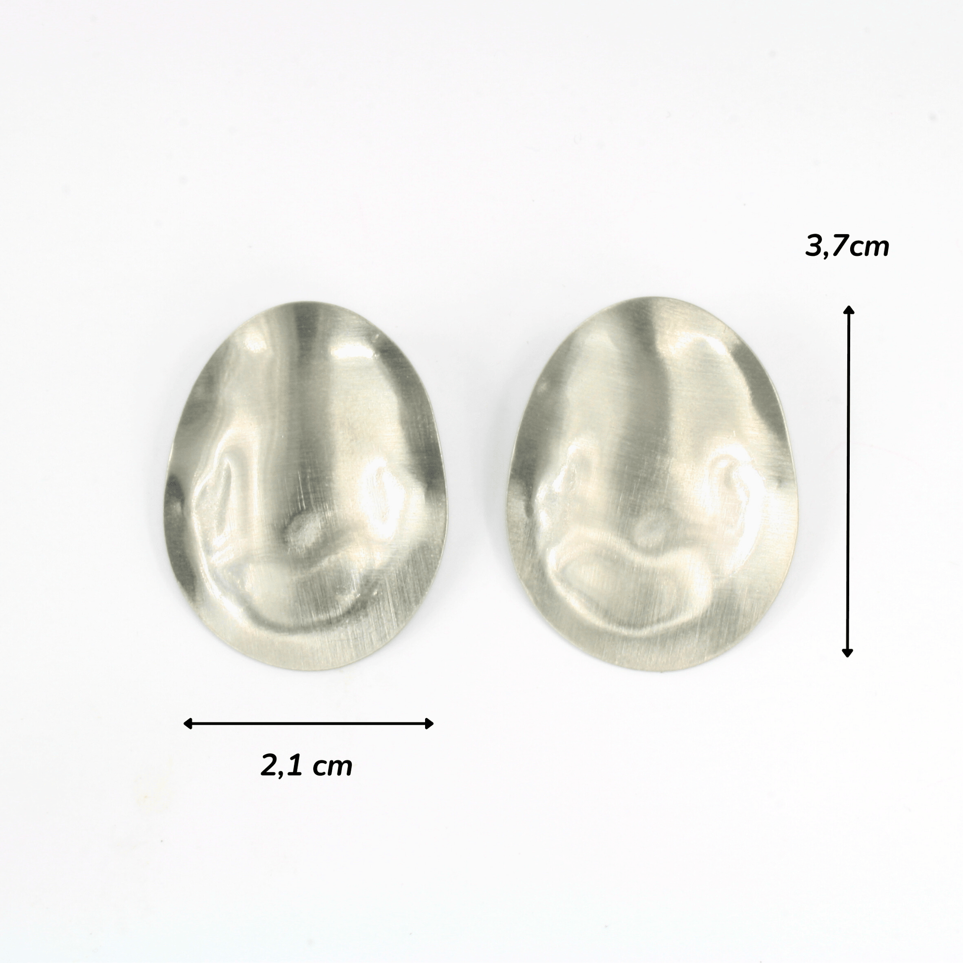 Boucles d'Oreilles - Acier Inoxydable - Miroir - Minima Bijoux - 