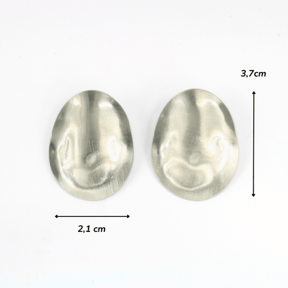Boucles d'Oreilles - Acier Inoxydable - Miroir - Minima Bijoux - 