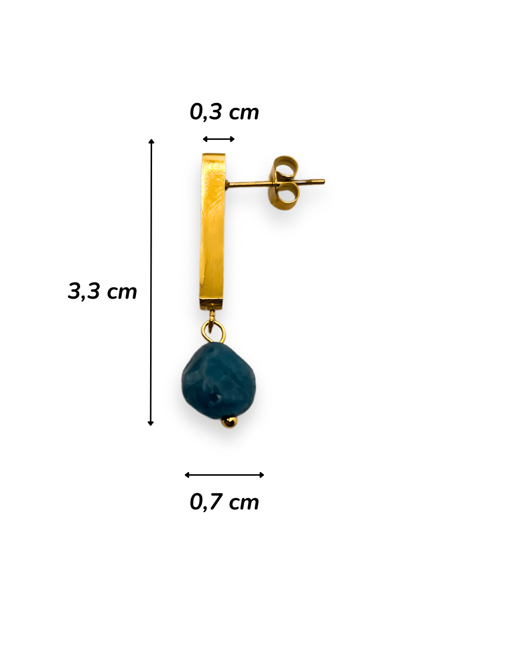 Boucles d'Oreilles - Acier Inoxydable - Nature et métal - Minima Bijoux - 