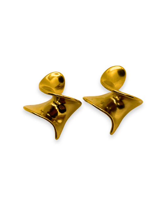 Boucles d'Oreilles - Acier Inoxydable - Voluptueuse - Minima Bijoux - 