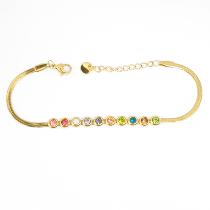 Bracelet - Acier Inoxydable - Harmonie de Couleurs - Minima Bijoux - 