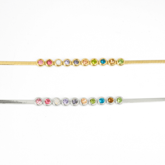 Bracelet - Acier Inoxydable - Harmonie de Couleurs - Minima Bijoux - 