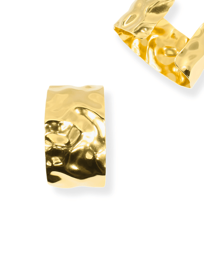 Bracelet - Acier Inoxydable - Jonc Martelé - Minima Bijoux - 